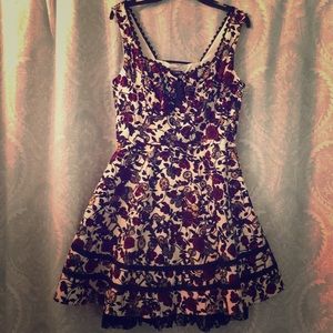 NWT Sweetheart Gears Roses Corset Steampunk Dress